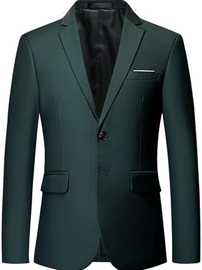 Blazer for Men Slim Fit Suit Jacket Sport Coats Formal Dress Jacket 2 Button