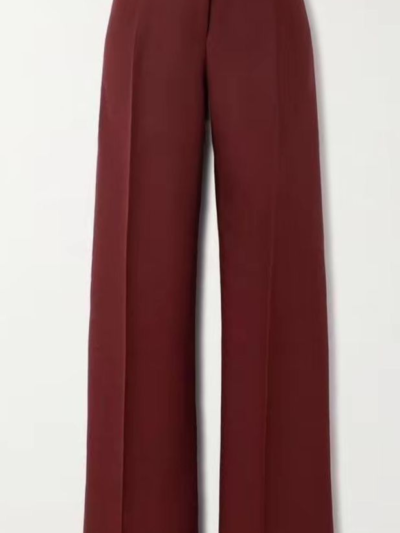 Female High Waist Belt Trouser