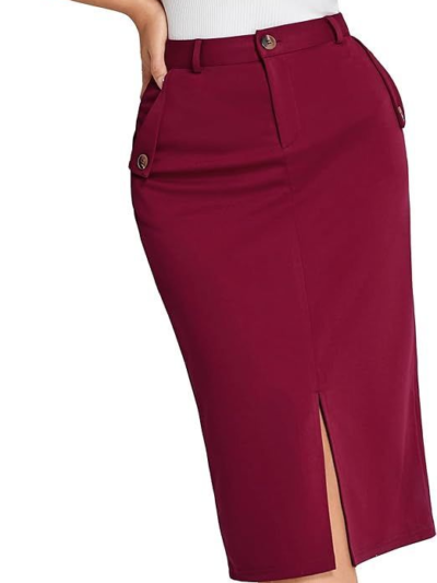Women's Pencil Skirt High Waisted